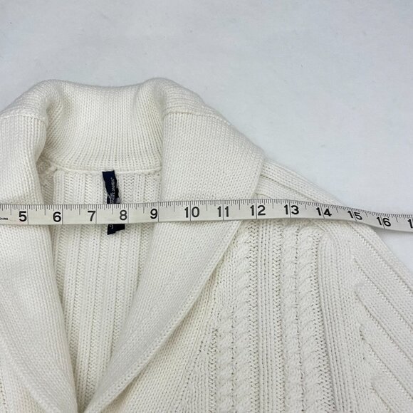 Saint James Fisherman Cable Knit Shawl-collar Cardigan - Picture 4 of 13